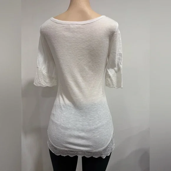 INTIMATELY FREE PEOPLE Size Medium white top - Picture 3 of 5